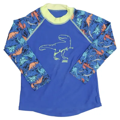 Zwemshirt (Blauw, Meerkleurig) van Zoggs Elastaan, Polyamide