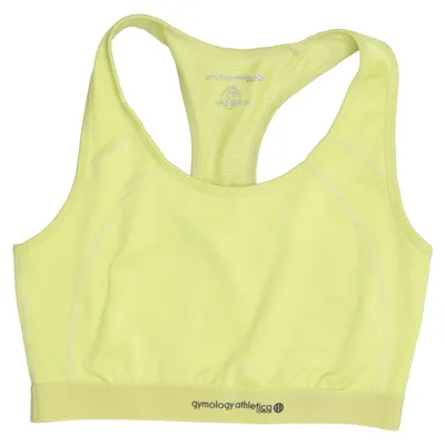 Sports bra (Yellow) from Gymology Athletica Elastane, Polyester