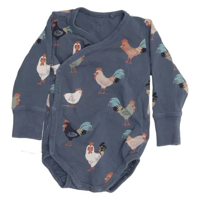 Body (Blue, Multicolored) from Lindex Baby Cotton, Elastane