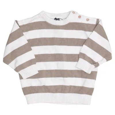 Trui (Beige, Wit) van Kiabi Katoen