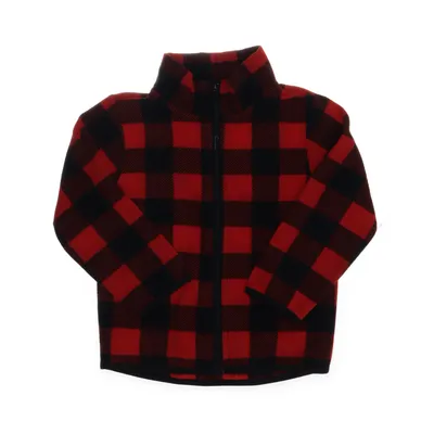 Fleece jacket (Red, Black) from H&M Polyester