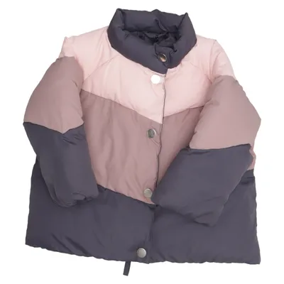 Dunjakke (Pink, Brun, Flerfarvet) fra Belle Amie Polyester