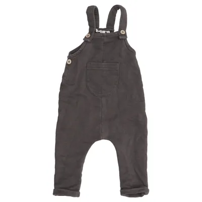 Salopette (Gris) de Lil' Atelier Coton biologique, Polyester