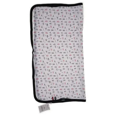 Babyfilt (Vit, Svart, Röd) från Bäbis Bomull