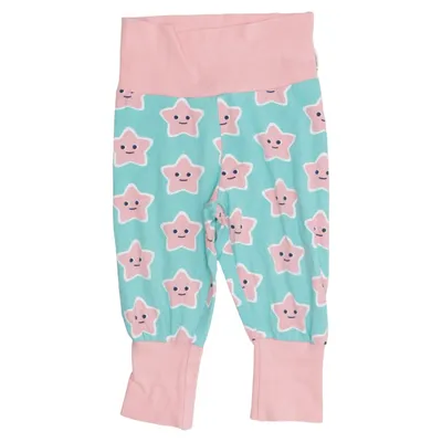 Sweatpants (Pink, Turquoise) from Maxomorra Cotton, Elastane