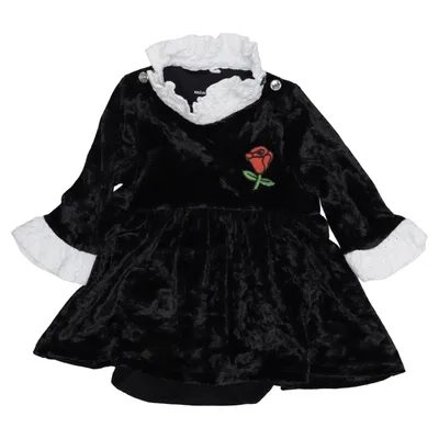 Dress (Black, White, Red) from Mini Rodini Elastane, Polyester