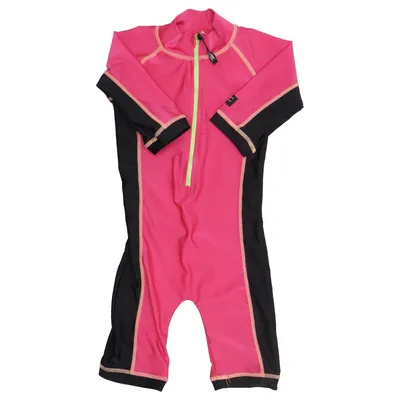 UV beschermende kleding (Roze, Zwart) van Swimpy Elastaan, Polyester