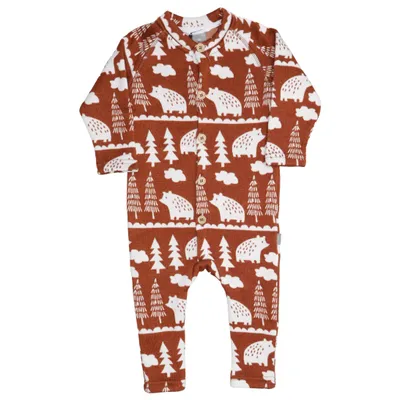 Barboteuse (Marron, Blanc) de Jonathan Polyester