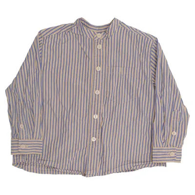 Shirt (Blue, Beige) from Arket Cotton