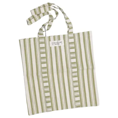 Canvas tas (Groen, Wit) van Sézane