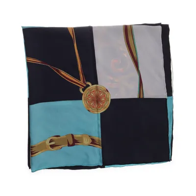 Näsduk (Svart, Blå, Vit, Flerfärgad) Silke