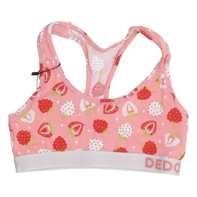 Sports bra (Pink, Red, White) from Dedoles Cotton, Elastane