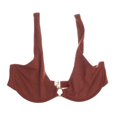 Bikini top (Bruin) van Swim Society Elastaan, Gerecycled polyester
