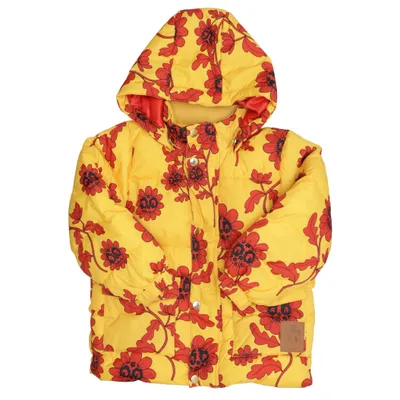 Vinterjakke (Gul, Rød) fra Mini Rodini Polyester