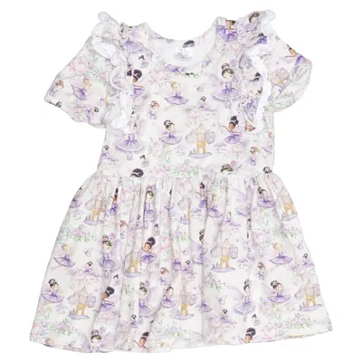 Dress (White, Purple, Pink) from Zula Cotton, Elastane