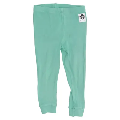 Leggings (Green) from Mini Rodini Elastane, Organic cotton