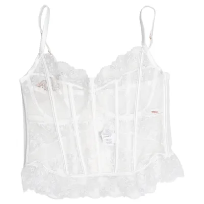 Corset (Blanc) de Noir by Hunkemöller Élasthane, Polyamide, Polyester