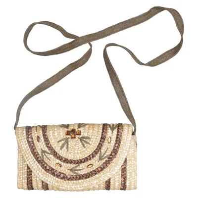 Sac à bandoulière (Beige, Marron)