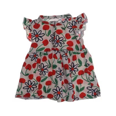 Klänning (Röd, Vit, Grön) från Next Baby Bomull, Elastan, Polyester