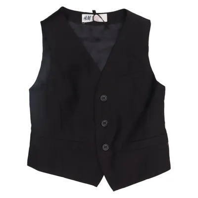 Suit vest (Black) from H&M Polyester, Viscose