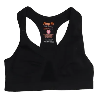 Sports bra (Black) from Stay Fit Elastane, Polyester