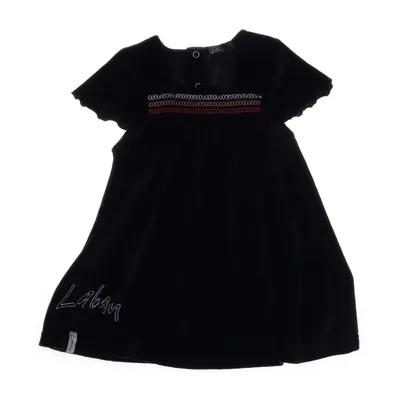 Klänning (Svart, Flerfärgad) från Laban Bomull, Polyester