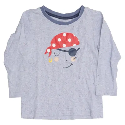 Lange mouwen shirt (Grijs, Meerkleurig) van Kids by Tchibo Organisch katoen