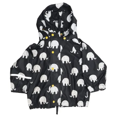 Veste imperméable (Noir, Blanc) de Celavi Polyester, Polyuréthane