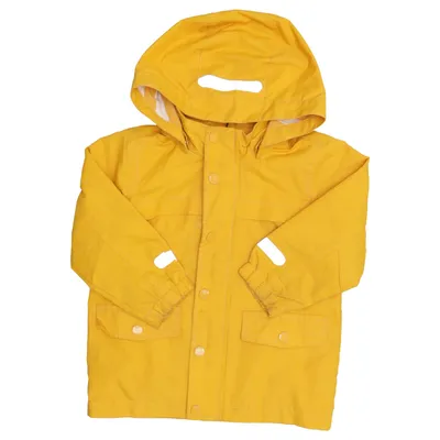 Rain jacket (Yellow) from Lindex Kids Cotton, Polyester