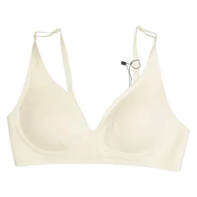 Bra (Yellow) from Creamy Fabrics Elastane, Polyamide