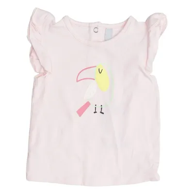 Haut (Rose) de Lindex Newborn Coton, Élasthane
