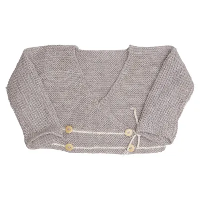 Cardigan cache-cœur (Gris)