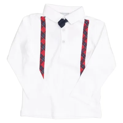 T-shirt manches longues (Blanc, Multicolore) de Fagottino Coton