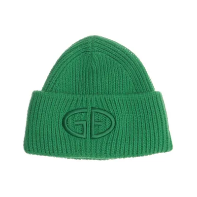 Beanie (Groen) van Goldbergh Acryl, Wol
