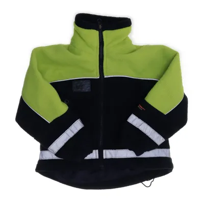 Fleecejacka (Svart, Gul) från Fristads Polyester