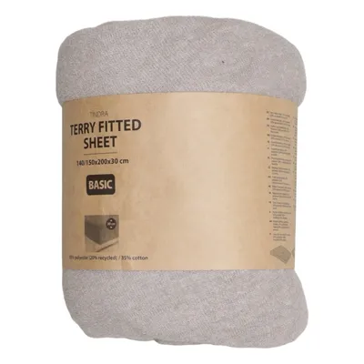 Hoeslaken (Terry Fitted Sheet) van Jysk Katoen, Polyester