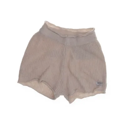 Korte broek (Beige) van Donsje Kasjmier, Merinowol, Nylon, Viscose