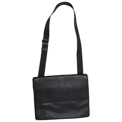 Skuldertaske (Sort) fra Emporio Armani Læder, Polyester