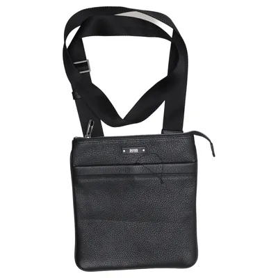 Shoulder-bag (Black) from Hugo Boss Leather, Polyamide, Polyester