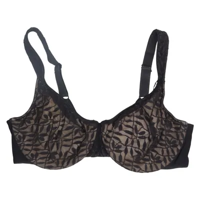 Soutien-gorge (Noir, Beige) de Olga Élasthane, Polyamide