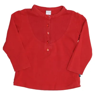 Henley shirt (Red) from Polarn O. Pyret Cotton, Elastane