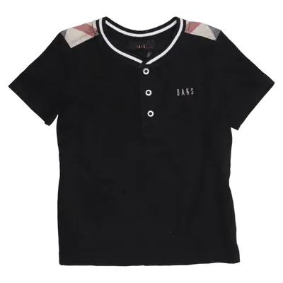 T-shirt manches longues (Noir, Multicolore) de Daks Coton, Polyester, Polyuréthane