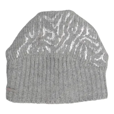 Beanie (Grijs, Zilver) van Seeberger Acryl, Polyester, Wol