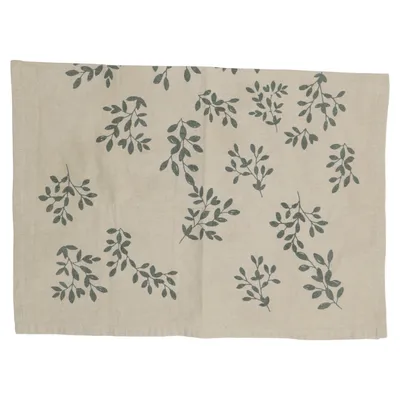 Kitchen towel (Beige, Green) from Jotex Cotton