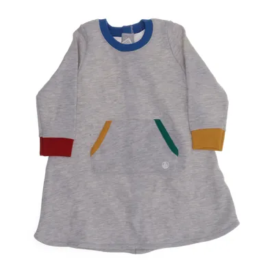 Jurk (Grijs, Meerkleurig) van Petit Bateau