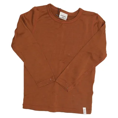 Långärmad t-shirt (Brun) från Kuling Merinoull