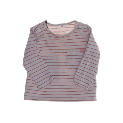 Lange mouwen shirt (Wit, Rood) van Cuddles & Smiles Organisch katoen, Elastaan