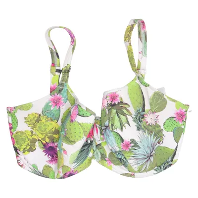 Haut de bikini (Blanc, Vert, Rose) de Freya Élasthane, Polyamide