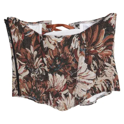 Corset (Marron, Multicolore) Élasthane, Polyester