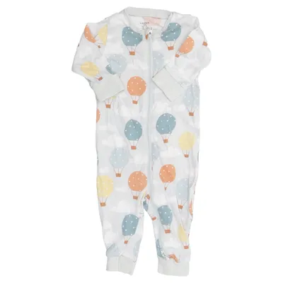 Barboteuse (Gris, Multicolore) de Lindex Baby Coton
